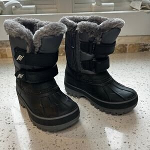 Grey Snow Boots Toddler Size 8
